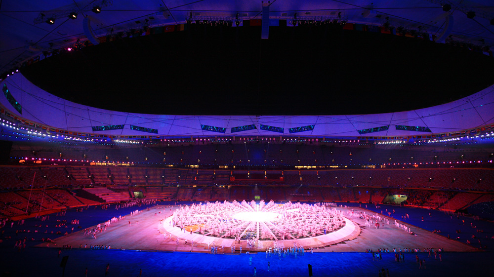 北京殘奧會白玉盤舞臺